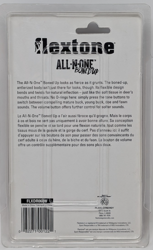 Flextone All-N-One disossato Grunt Call chiamata cervo con cordino, nuovo in confezione - Foto 2 di 2