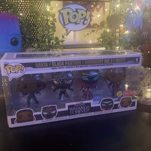 New Funko Pop Black Panther Wakanda Forever 4 Pack In Hand Target Exclusive 