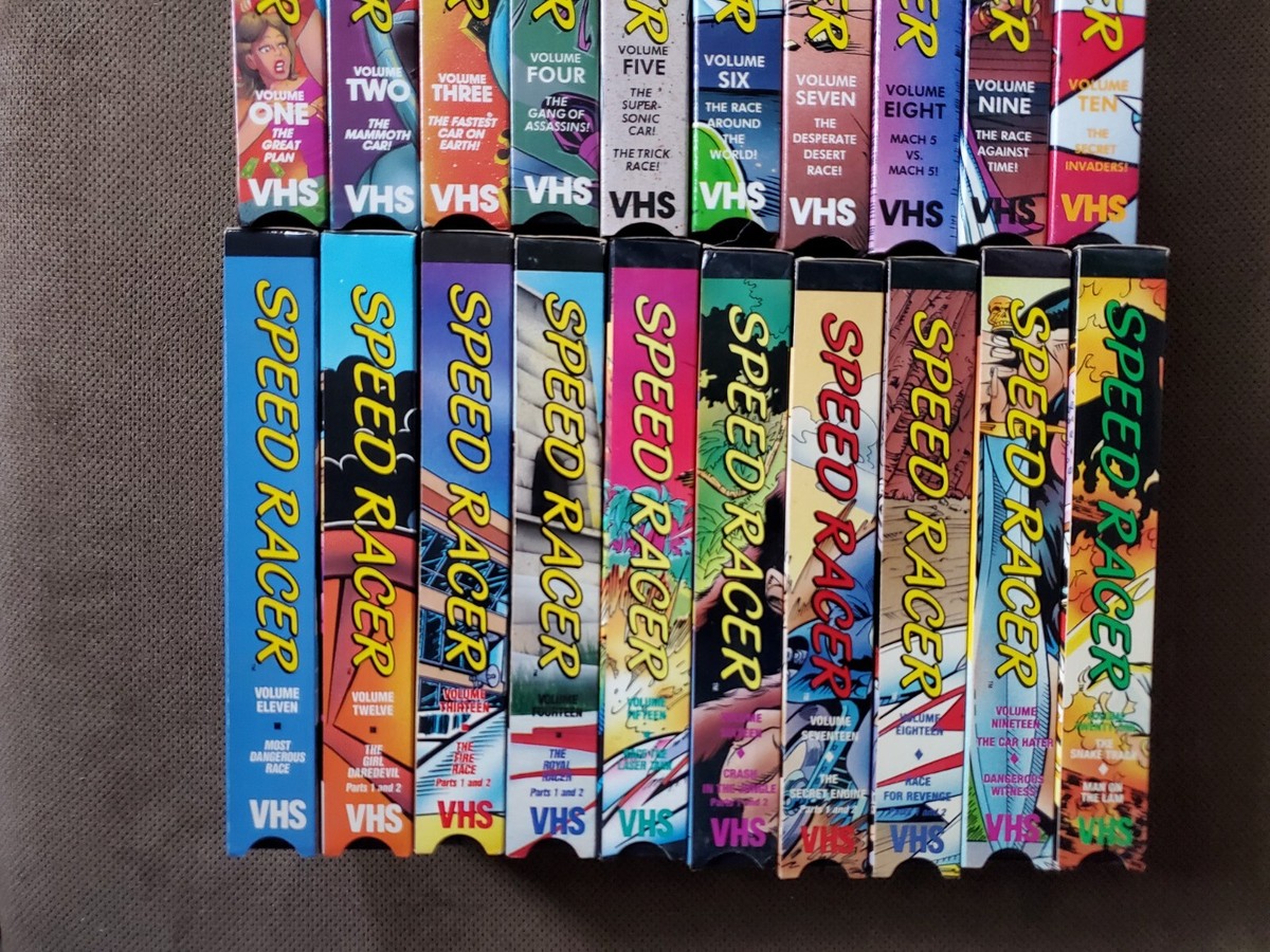 SPEED CD、VHS、DVD、21セット Speed Racer Limited Collector's Edition Vhs Set Vol 1-19 21 1989