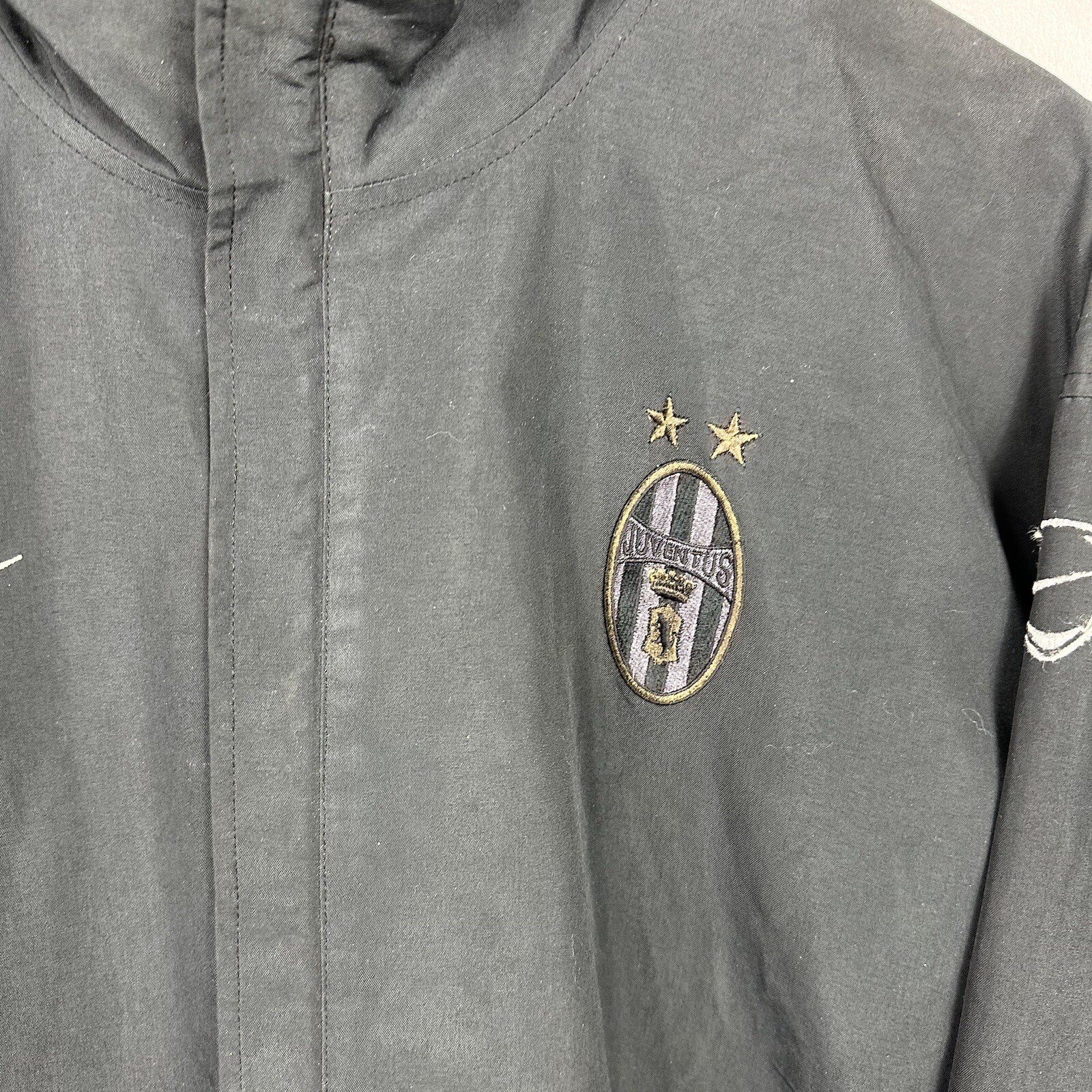 SACAI X NIKE Giacca da pista Nike Juventus vintage calcio nera anni 2000 taglia uomo XL