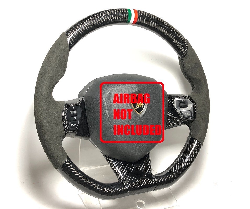 Carbon Alcantara steering wheel Lamborghini Aventador SV LP700 750 Core Exchange
