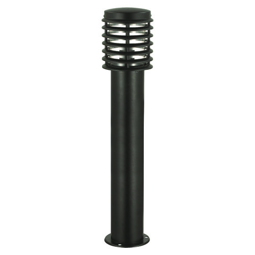 Potelet Palmiye-4 noir E27 étanche pour balisage d'allée puissant