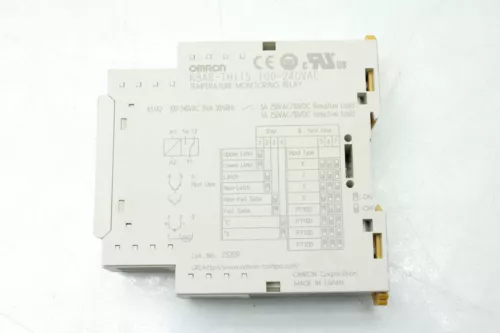 Omron K8AB-TH11S Temperature Monitoring Relay / 0 - 399° C / 1 SPDT Relay Output