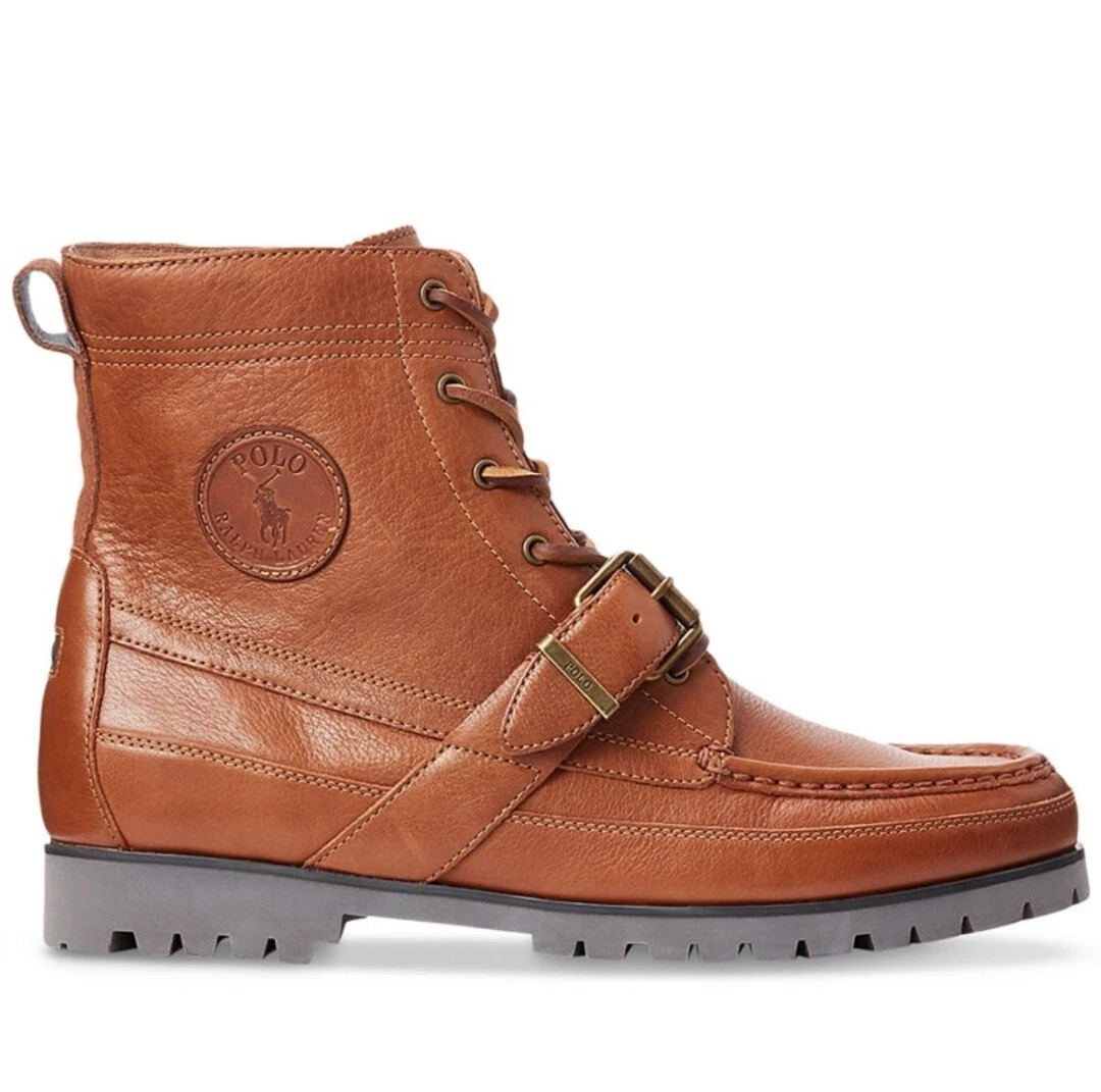 mens polo ranger boots tan