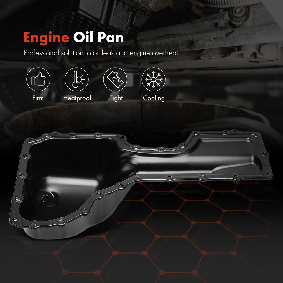 New Engine Oil Pan for Chevy Silverado 2500 HD GMC Sierra 2500 HD 2017-2019 6.6L - Image 3 of 4