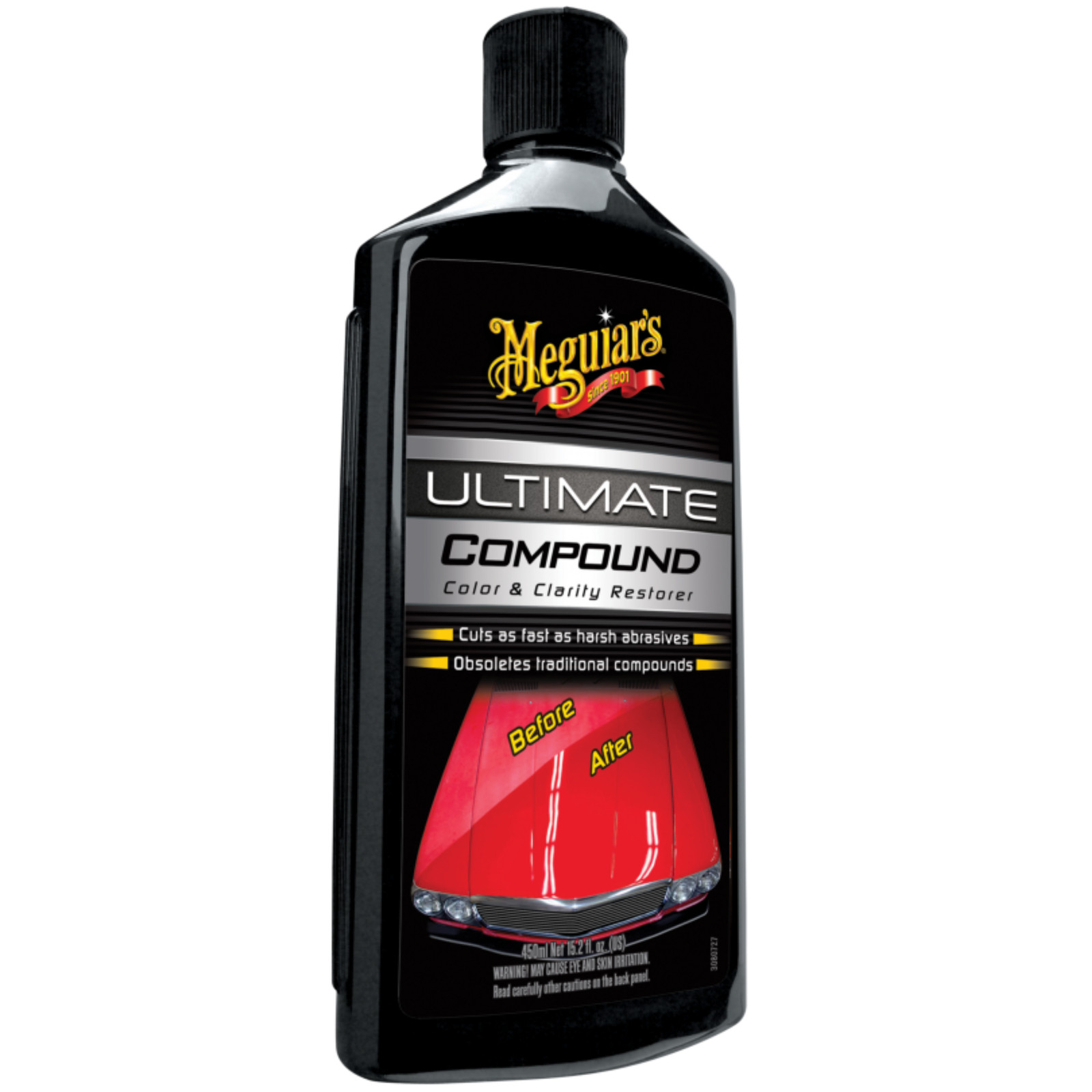 Meguiars Ultimate Compound Color & Clarity Restorer Clear Coat Polisher 450ml