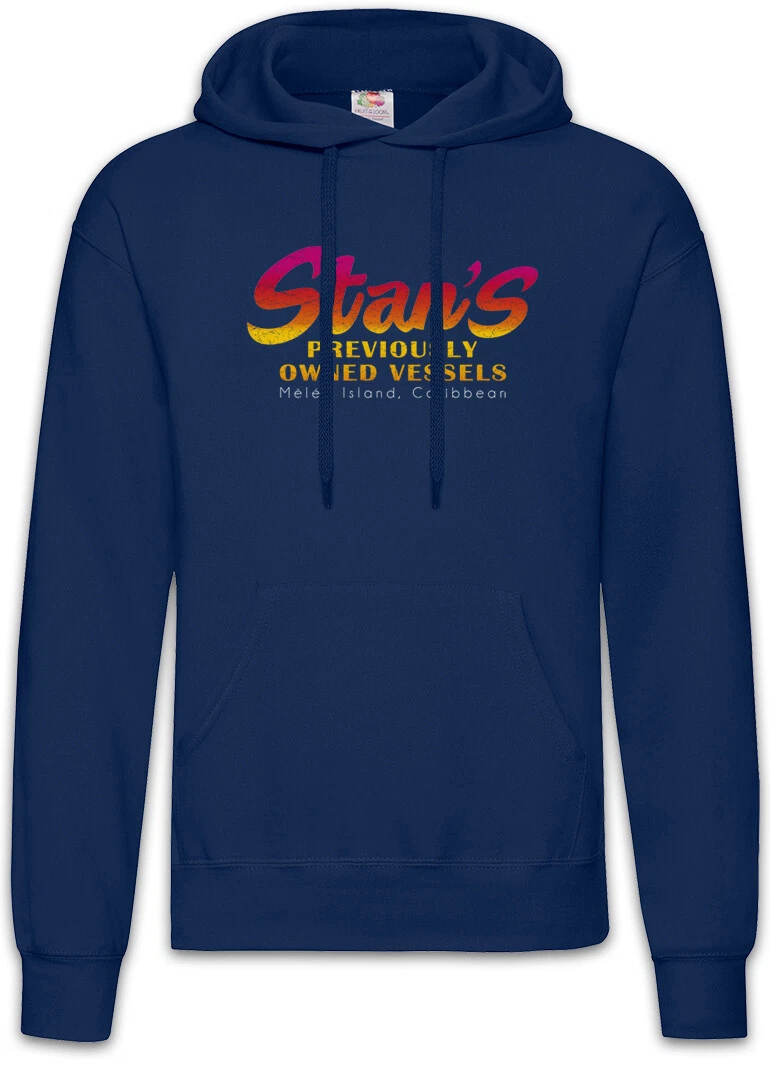 Stan's Hoodie Pullover The Game Secret of Monkey East Island Of Logo Vessels