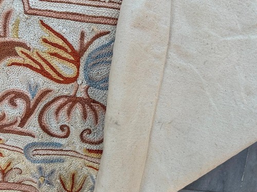 Vintage French Style Aubusson Needle point Stunning Area Rug 3x5 ft Free Ship - Picture 8 of 8