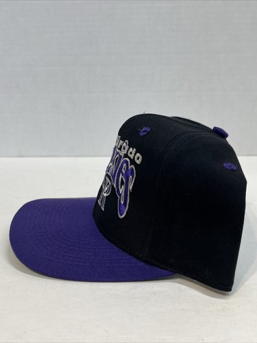 Vintage Colorado Rockies Hat Cap 90's Fitted 7 3/8 MLB The Game - Picture 4 of 9