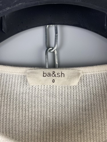 Ba&sh Womens Silk Cotton Button Casual Long Sleeve Jumper Top Size S - Picture 9 of 10