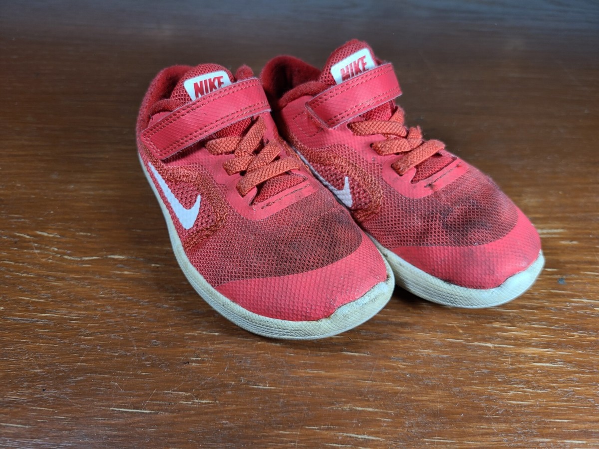 Nike Revolution (TDV) Track Red Boy/Girl's Toddler Shoes Size