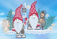Fensterbild Weihnachten Wichtel 28 Cm Fensterdekoration Advent Plauener Spitze