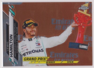 その他 2020 TOPPS CHROME  HAMILTON 2020 Topps Chrome F1 Racing LEWIS HAMILTON Formula 1 Winner Card