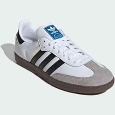 Adidas Samba's Low White Black Gum Unisex Sneakers Casual Shoes Streetwear