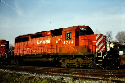 Original Schienendia - CP Canadian Pacific 5774 mit Ingenieur