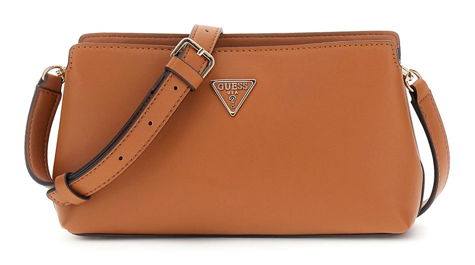 GUESS cross body bag Talent Crossbody Top Zip Caramel