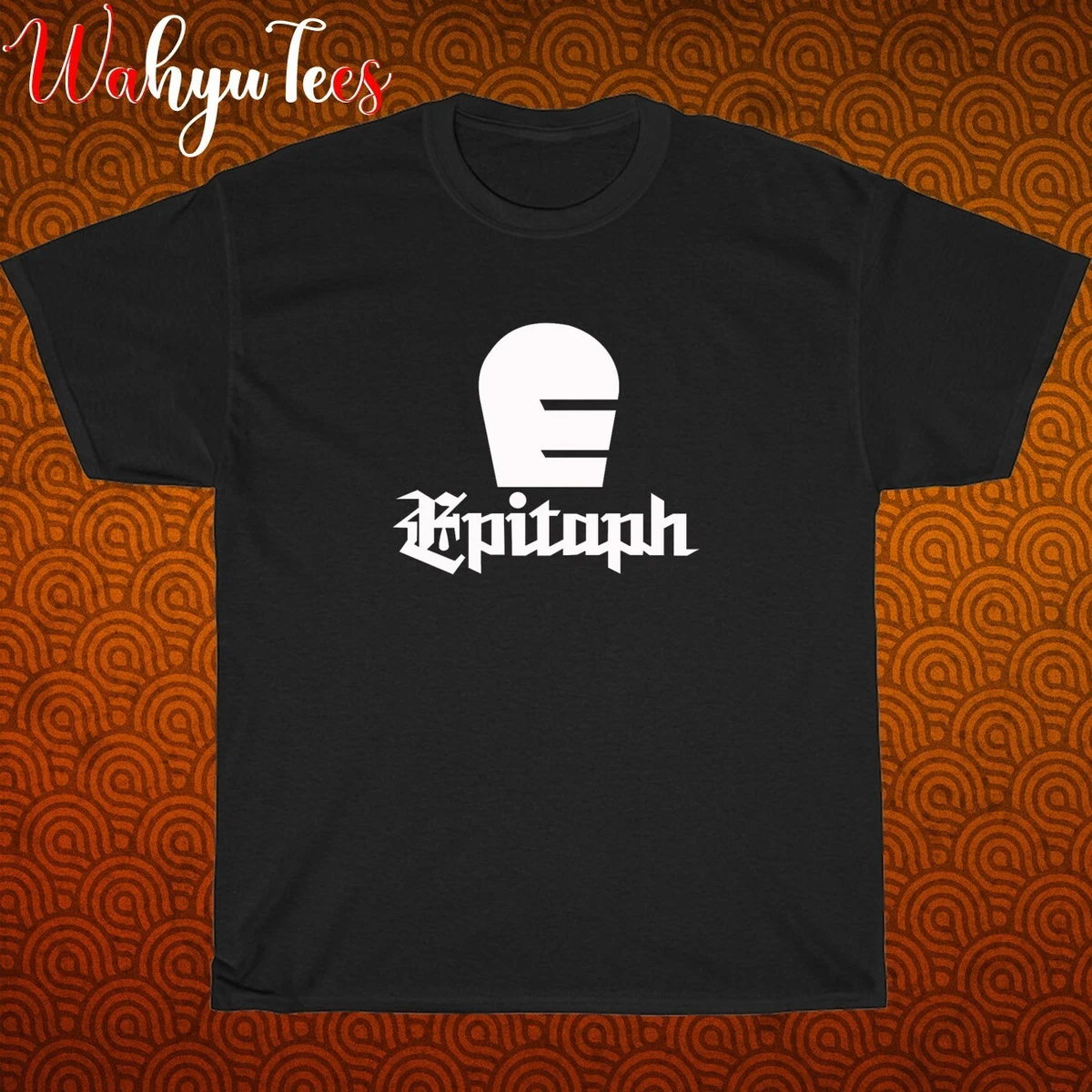 T-shirt Unisexe Epitaph Records Logo - Noir/gris, Tailles S à 5XL, Gildan