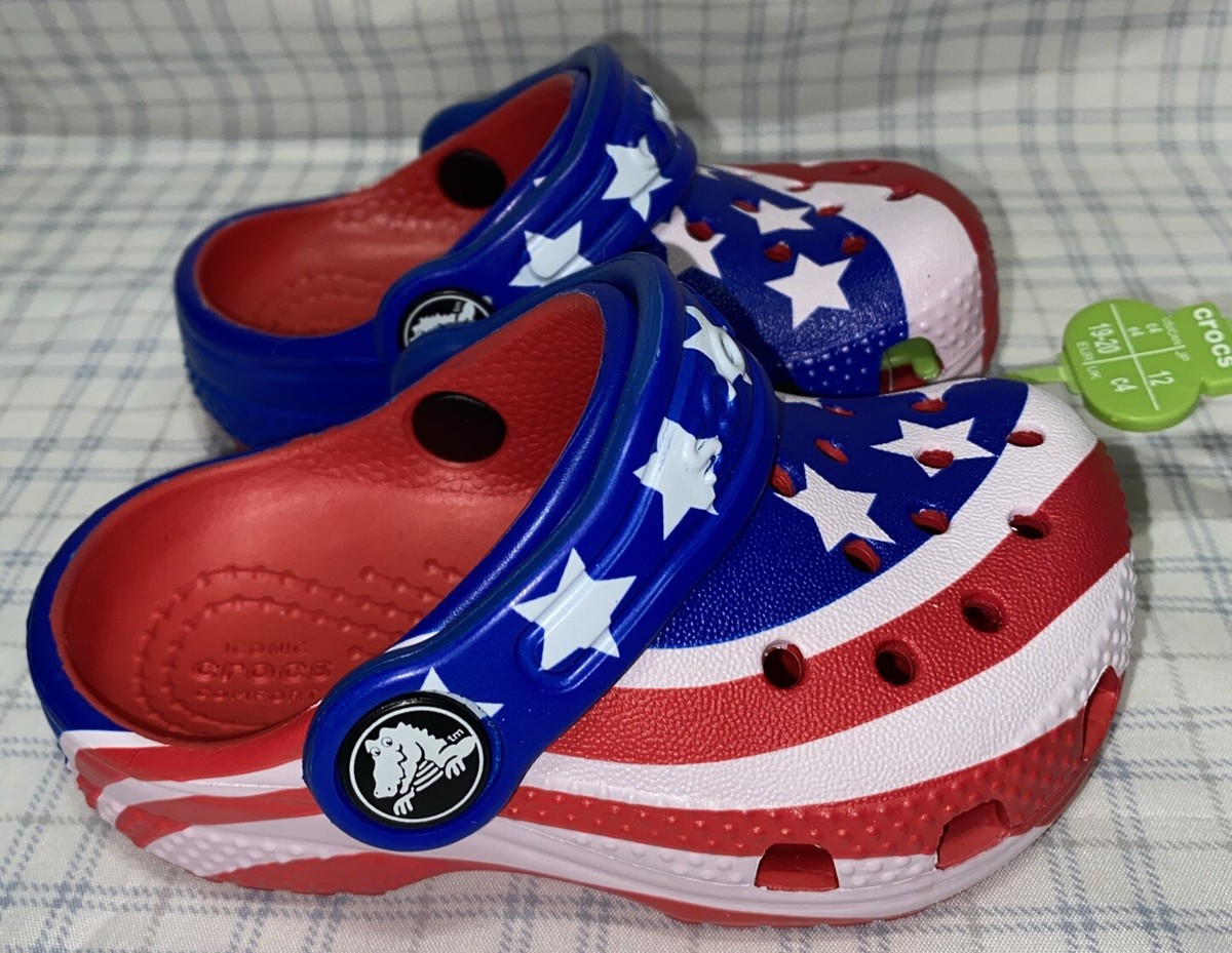Crocs Classic American Flag Clog C4 UK