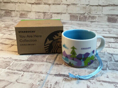 Starbucks You Are Here Collection Ornament LOS ANGELES MINI Mug 2 oz NEW NIB