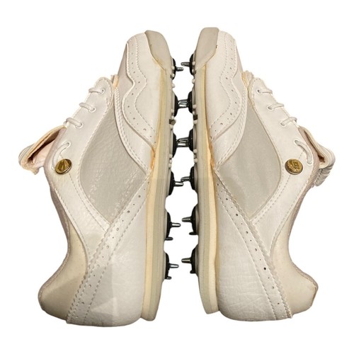 Nike Woman's Swoosh Vintage Golf Cleats 80s NOS Deadstock Rare White Size 6.5 - Picture 4 of 11