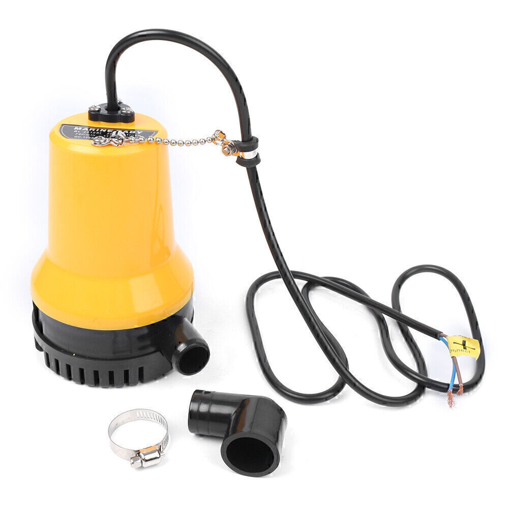 24V Submersible Water Pump 1100GPH 4200L/MIN Pond/Pool Dirty Clear Tool