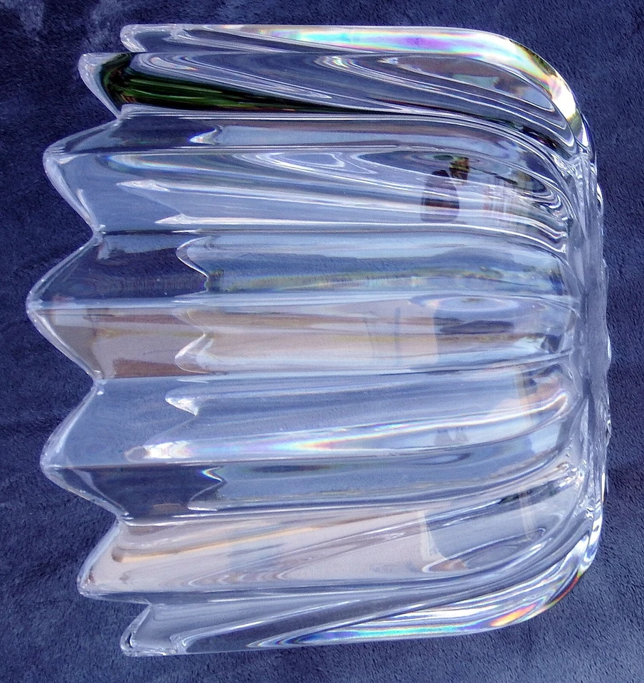  ORREFORS "CORONA" Cuenco de Cristal Pesado ~ Firmado ~ ¡ENVÍO PRIORITARIO GRATUITO 1 DÍA! Foto 3 de 4