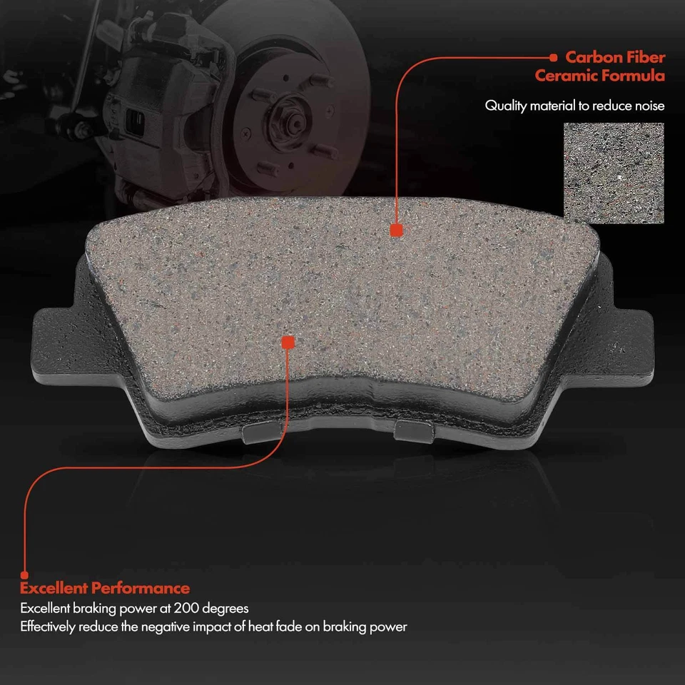 Задний тормозной суппорт с кронштейном и керамическими тормозными колодками для Hyundai Accent 2012-2017 - Изображение 3 из 4