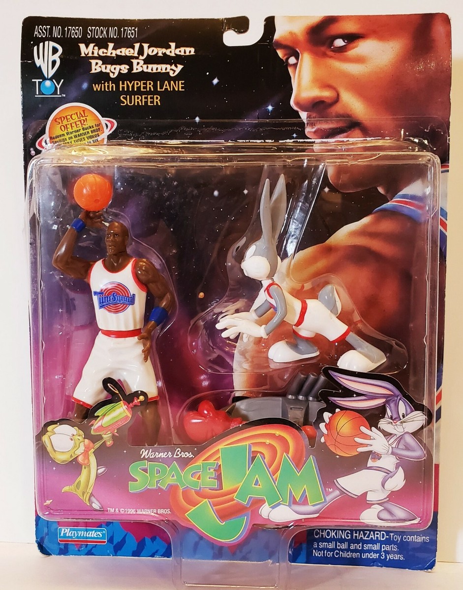 Space Jam Michael Jordan and Bugs Bunny with Hyper Lane Surfer