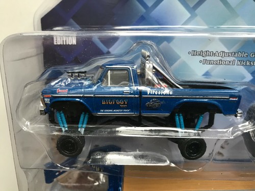 Ford F250 MONSTER TRUCK 1974 + GOOSENECK TRAILER, Greenlight 1:64 - Picture 4 of 5