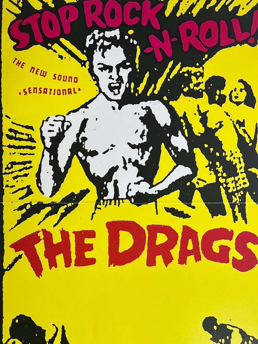 The Drags - Art Chantry poster Estrus Records | eBay