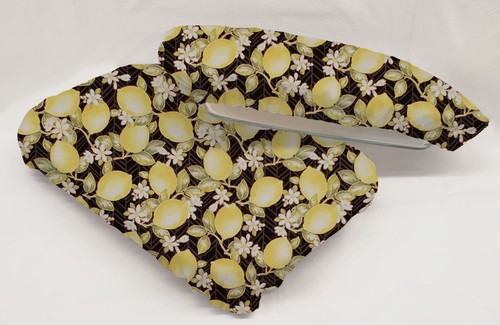 Lemon Blossoms Reusable Fabric Bowl and Casserole Pan Covers (3 Options) - Picture 4 of 6