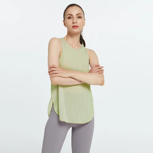 Women's Workout Tank Tops Cool-Dry Sleeveless Loose Fit Yoga Shirt Athletic Tops - Bild 9 von 41