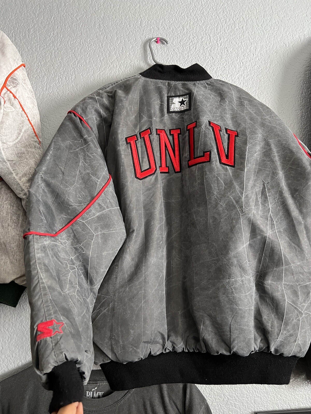 vintage unlv runnin rebels starter jacket eBay