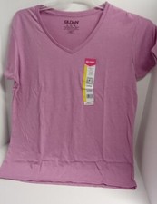 GILDAN LADIES V-NECK T-SHIRT