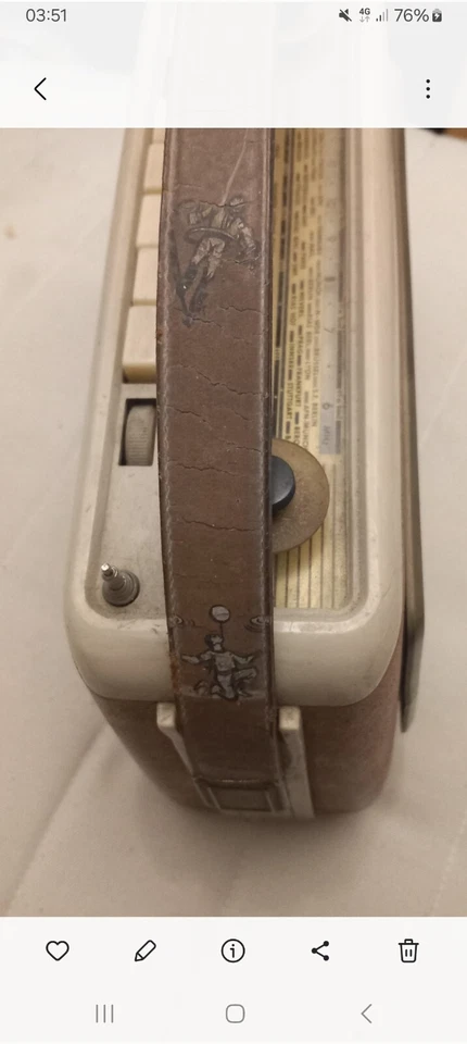 SCHAUB LORENZ Weekend T20, 1962, VENDUTA NON TESTATA. - Immagine 4 di 4