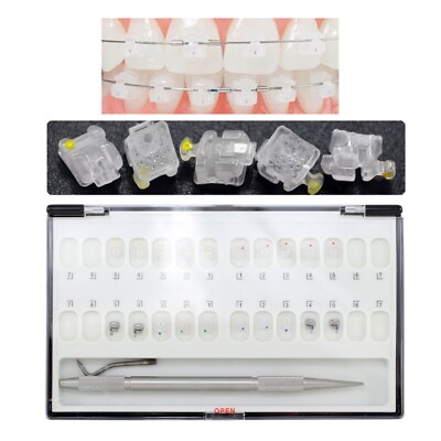 Self-Ligating Brackets Damon Clear Ceramic Brace Molar Tube MBT 022 345 Thomas C