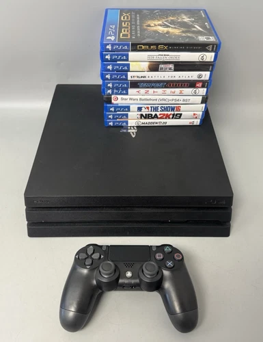 [PlayStation 4 Pro] Console Bundle 10 Games, 1 Controller Sony PS4 1 TB