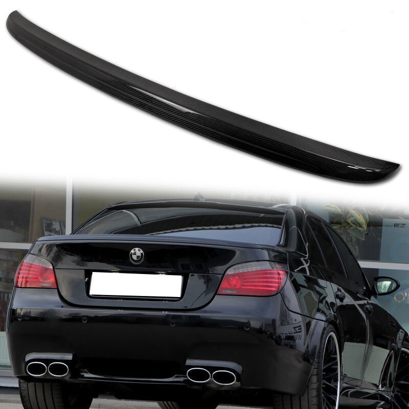 Carbon Fits FOR BMW E60 5-SERIES Sedan M5 Look Rear Trunk Spoiler 2010 525i