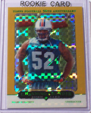 2005 Topps Chrome Gold X-Fractor Rookie Parallel Channing Crowder /399 PrintLine