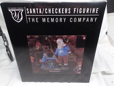 OKC Thunder NBA The Memory Company Santa Claus Elf Checkers Statue NEW