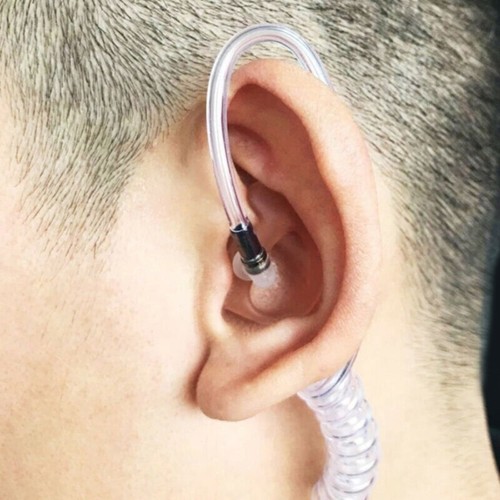 Silicone Ear Mold for Two Way Radio Acoustic Tube Earpiece / Coil Tube Headset - Zdjęcie 7 z 11