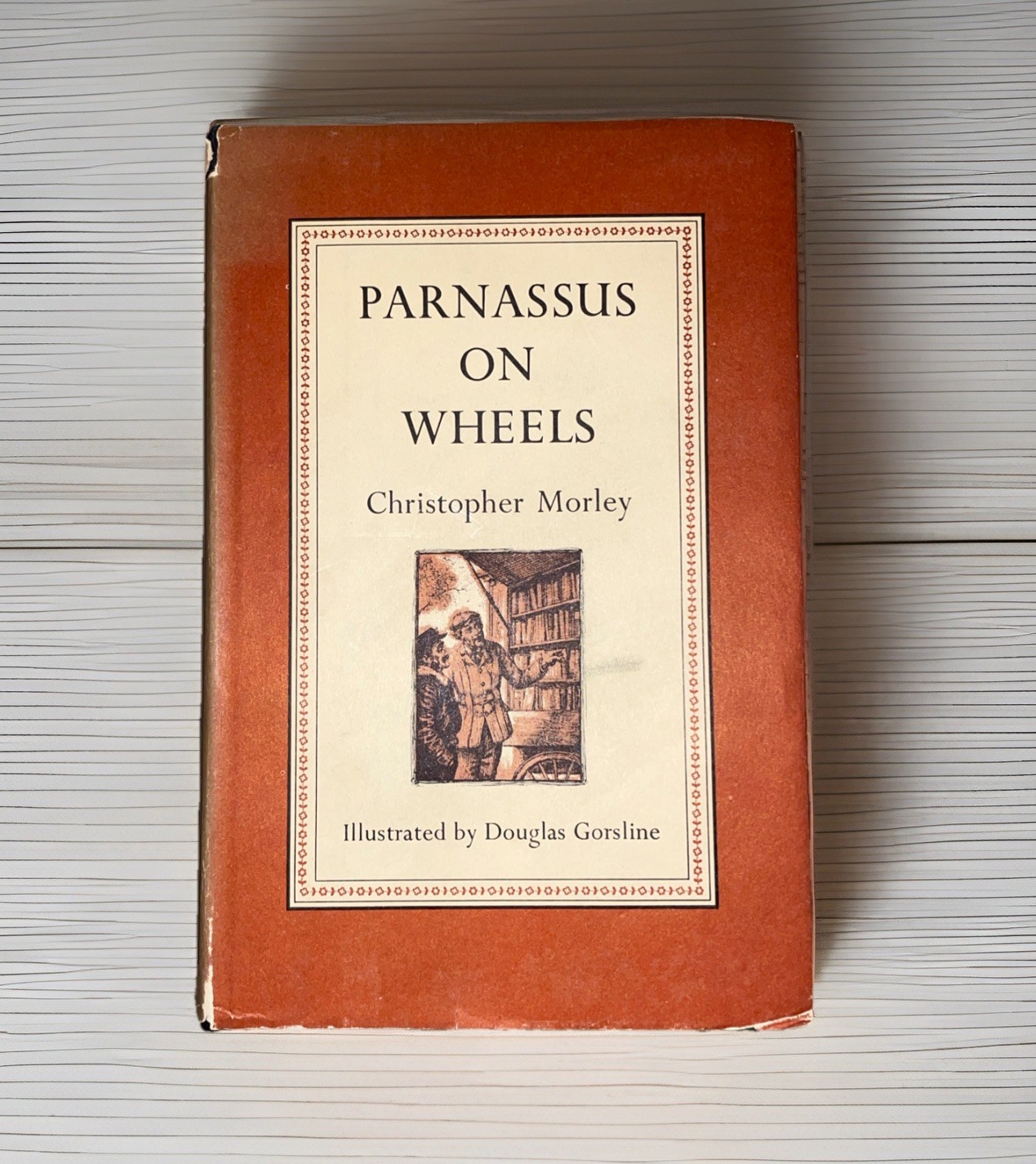 Parnassus On Wheels Vintage Book Christopher Morley 1955 Hardcover With DJ