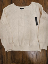 Tahari Ladies Ivory Color Sweater Size Large NWT