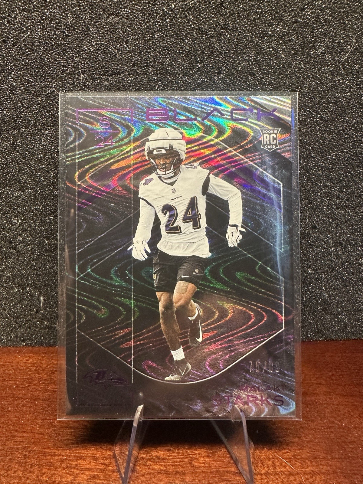 2025 Panini Black - Rookies Malaki Starks #168 Royal /99 (RC)