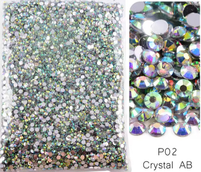 Flatback Rhinestones Resin Silver Back Non Hotfix Bulk Craft Crystals