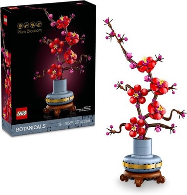 LEGO Botanicals Plum Blossom Building Sets 10369 Kids Gift