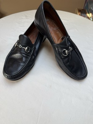 ALLEN EDMONDS VERONA II ITALIAN LOAFER BLACK ITALY MENS 11D GREAT CONDITION