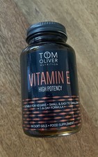 Tom Oliver Nutrition - Vitamin E 400IU High Potency Highly Absorbable (60 Caps)