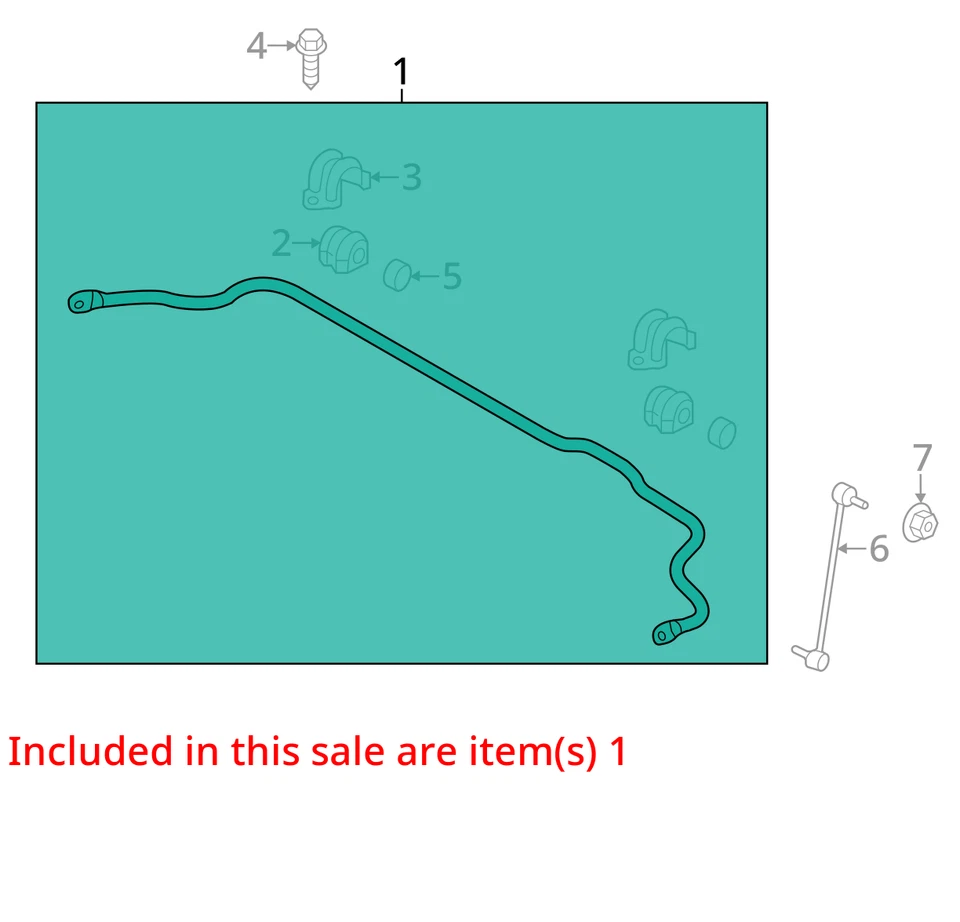 Barra estabilizadora delantera Hyundai Veloster 2014 tracción delantera fabricante de equipos originales 127 k millas - LKQ419244343 Foto 4 de 4