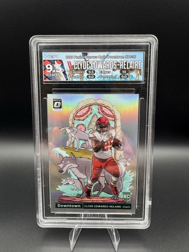 Clyde Edwards-Helaire #DT-35 2020 Panini Donruss Optic Downtown card